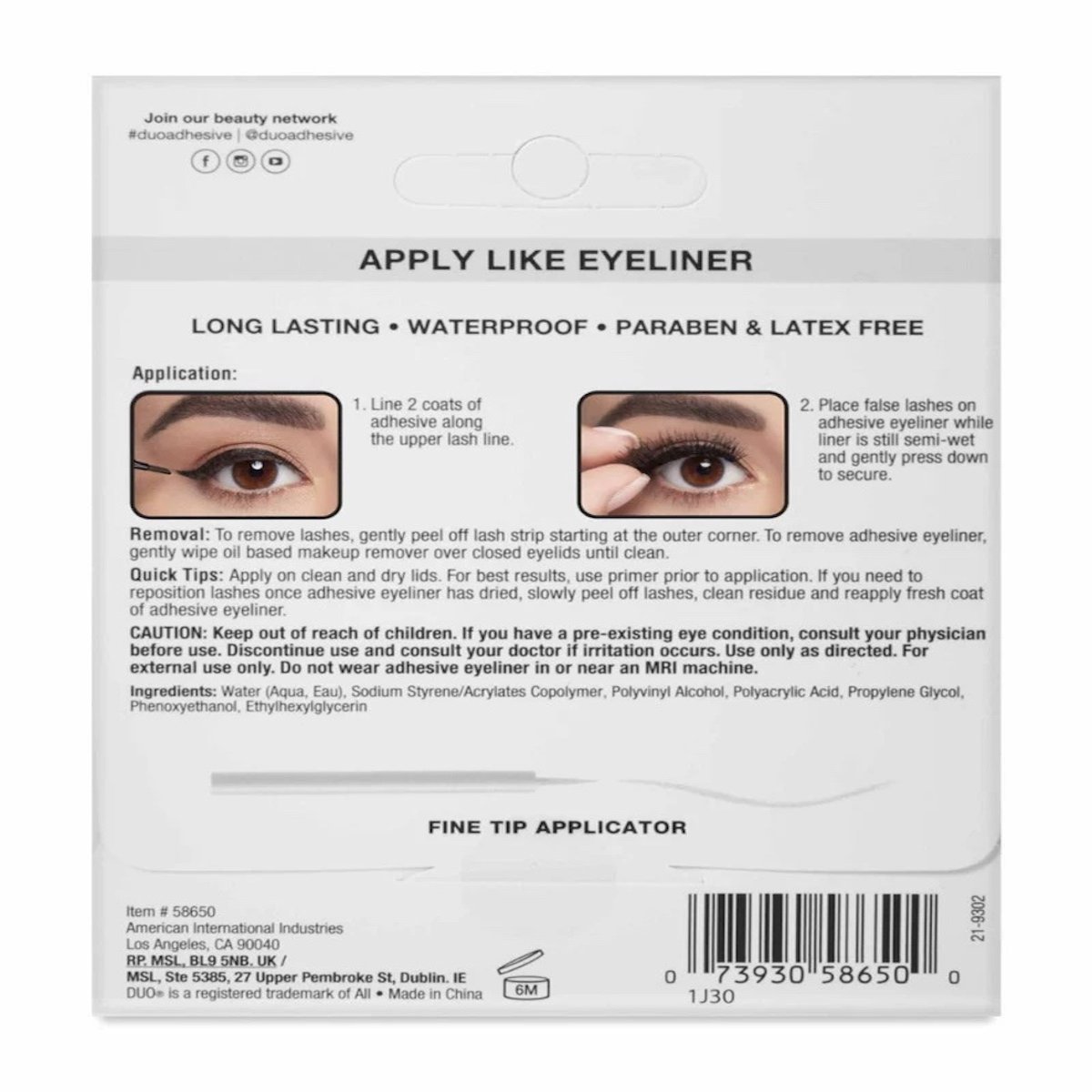 Duo Adhesivo Para Pesta&ntilde;as Line It Lash It Clear image number null