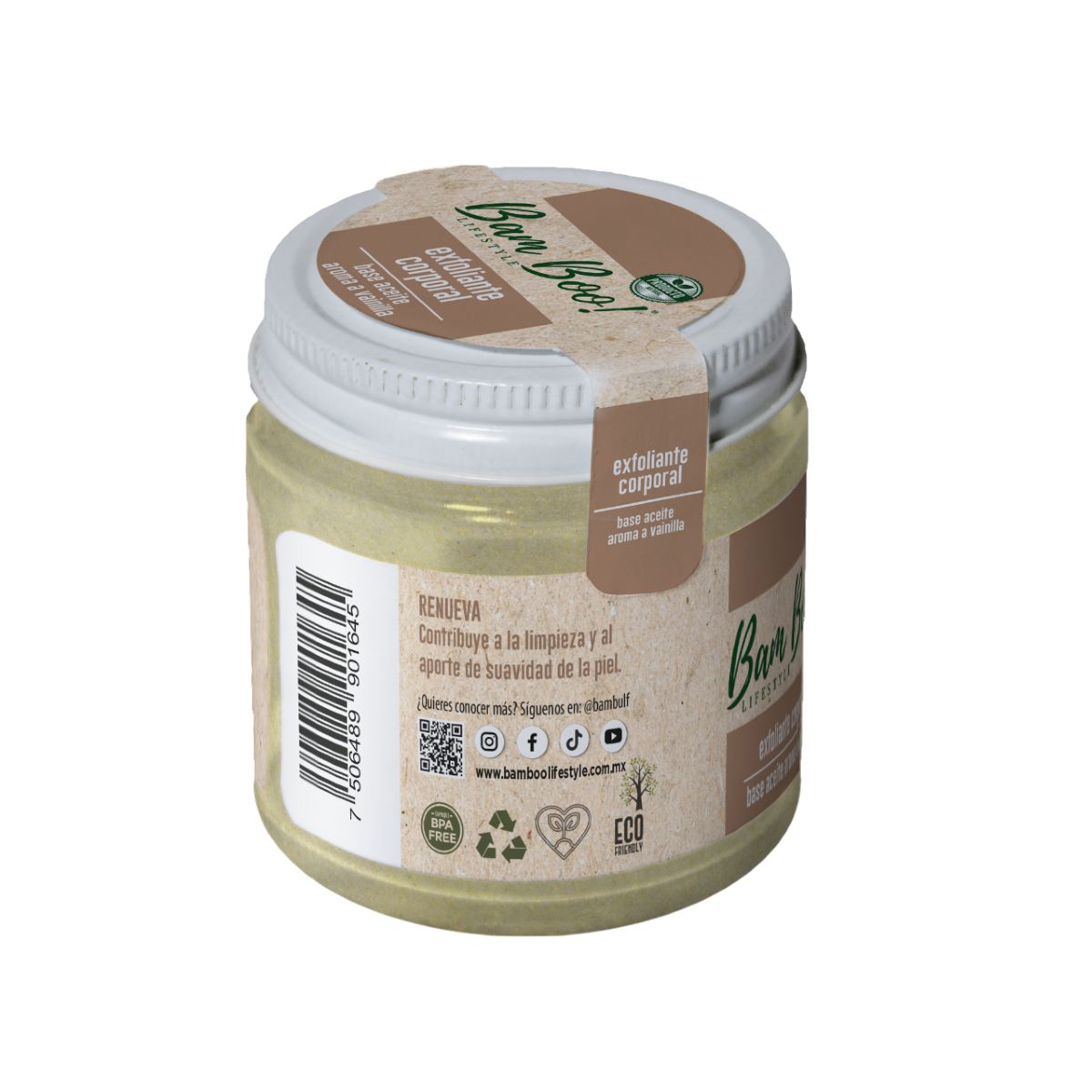 Bam Boo! Lifestyle Exfoliante Corporal Base Aceite Aroma A Vainilla 100 Gr image number null