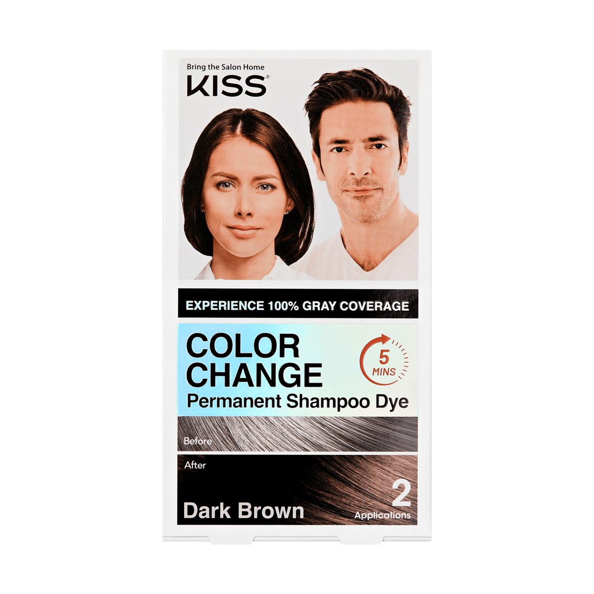 Red By Kiss Shampoo Colorante Dark Brown 3 Sobres image number null
