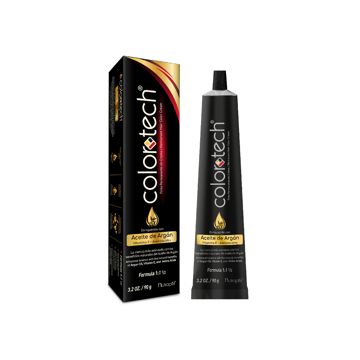 Color Tech Tinte Permanente Rubio Claro Cenizo 8.1 90g image number null