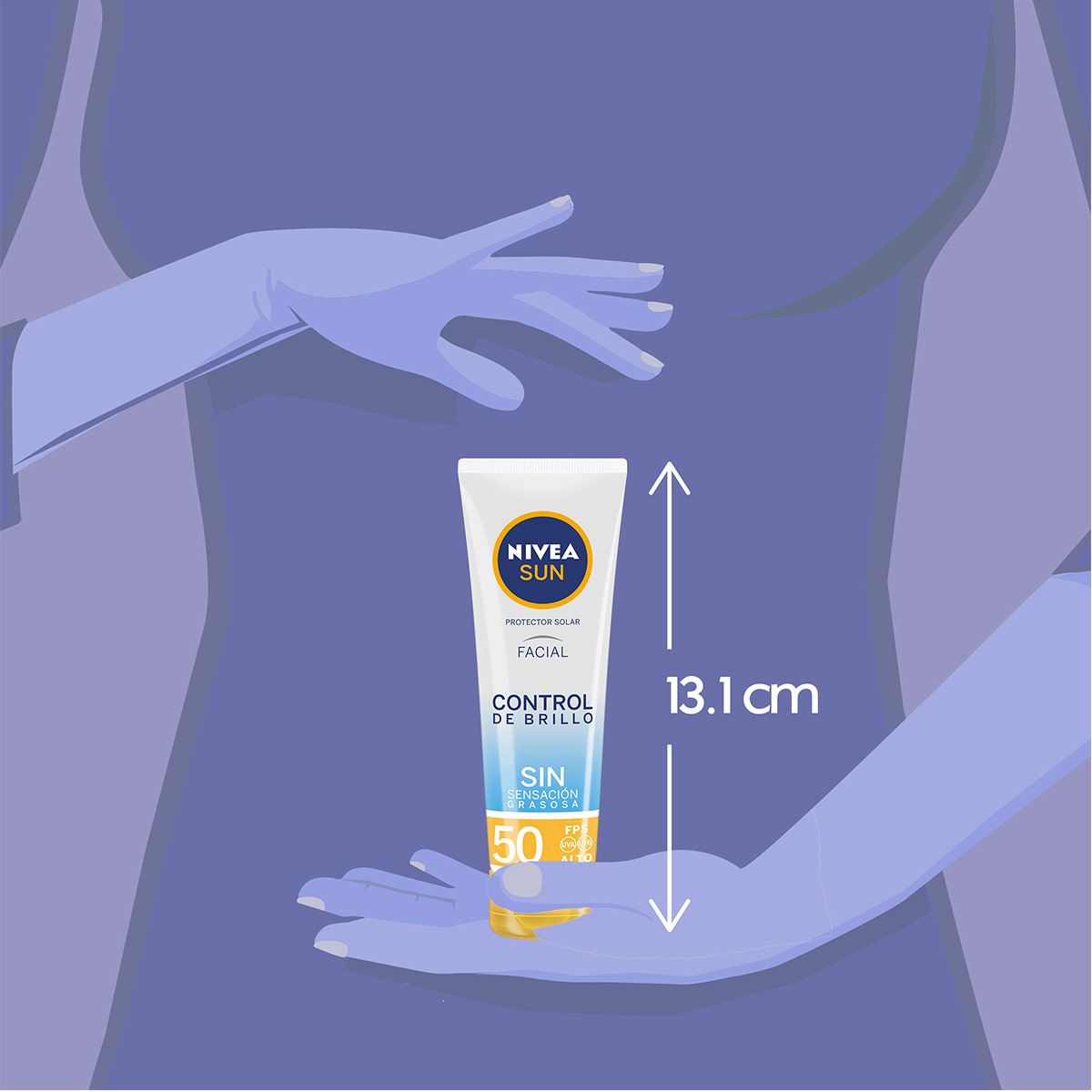 Protector Solar Nivea Face Fps50 Control De Brillo image number null