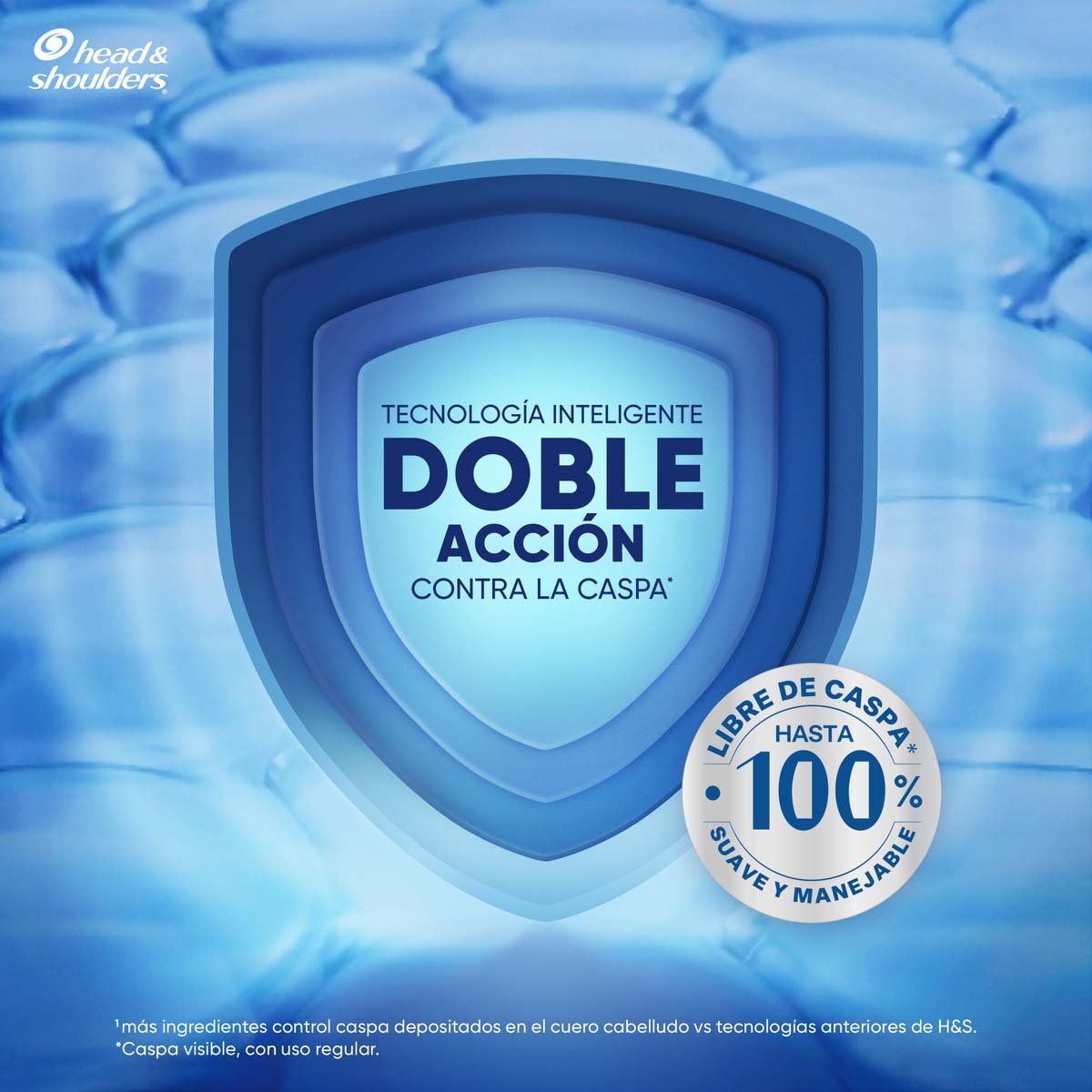 Head & Shoulders Shampoo 2 En 1 Suave Y Manejable 180ml image number null