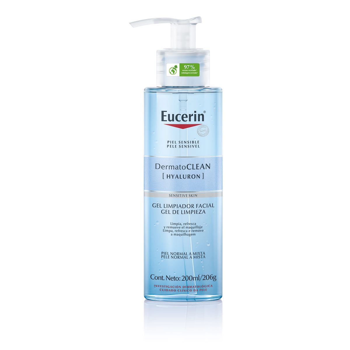 Eucerin Dermatoclean Gel Limpiador Facial  200Ml image number null