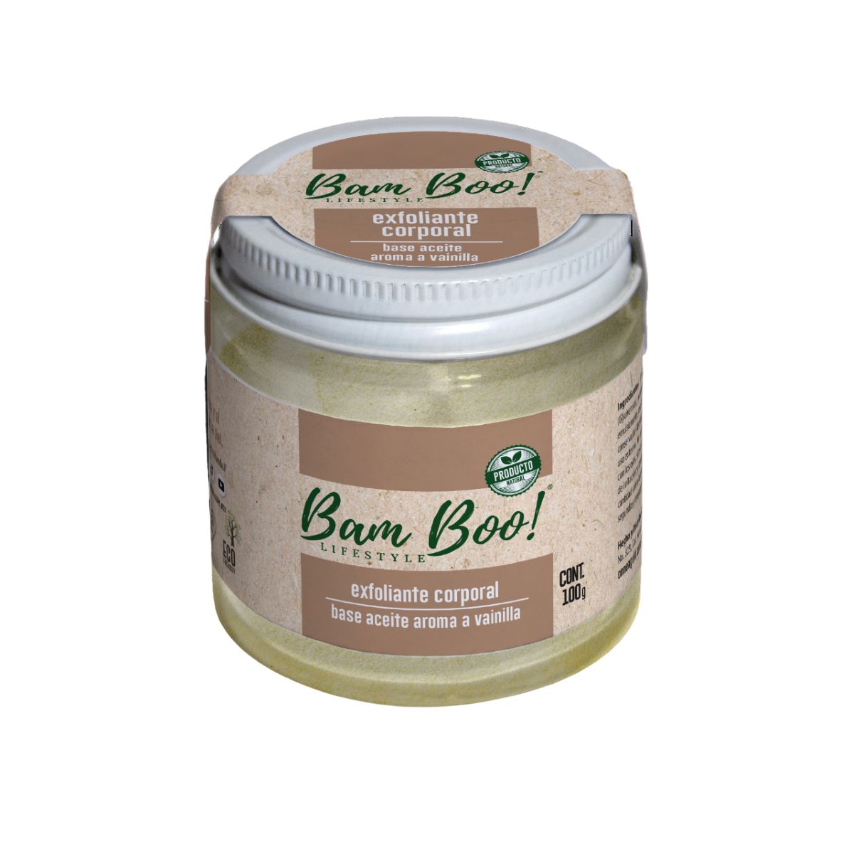 Bam Boo! Lifestyle Exfoliante Corporal Base Aceite Aroma A Vainilla 100 Gr image number null