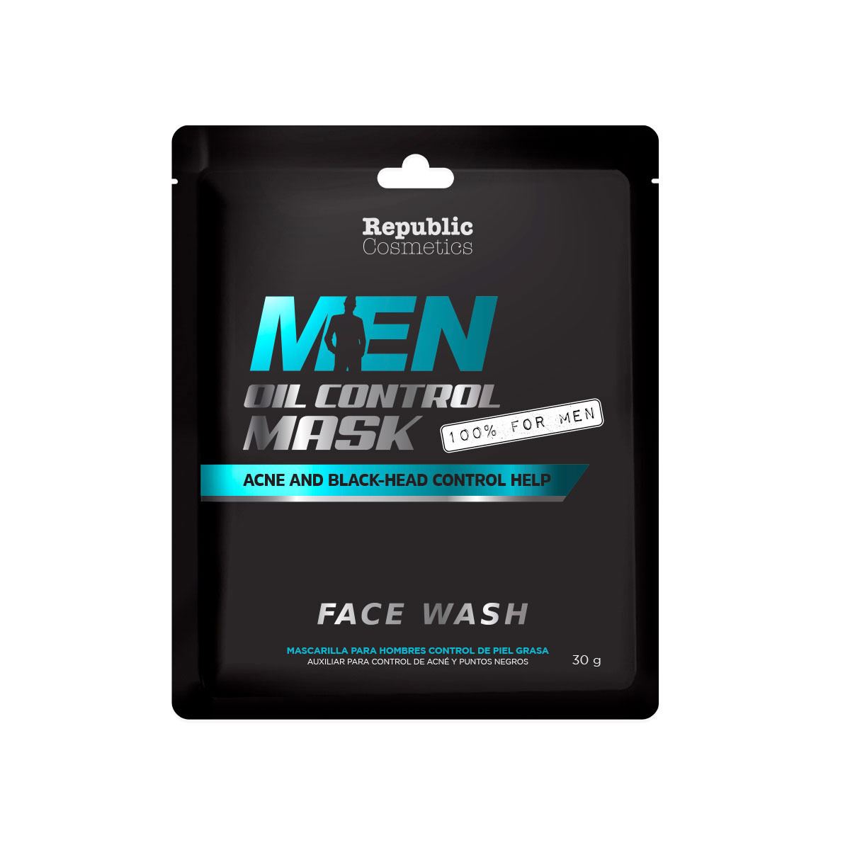 Republic Cosmetics Mascarilla Para Control De Grasa Y Acn&eacute; Hombre image number null
