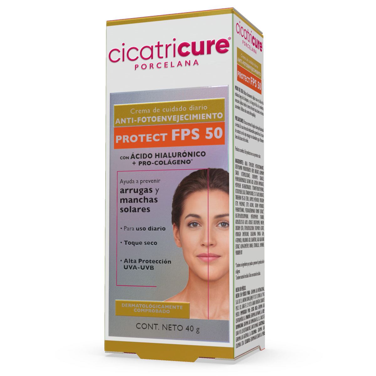 Cicatricure Crema Facial Anti Fotoenvejecimiento Porcelana 40g image number null