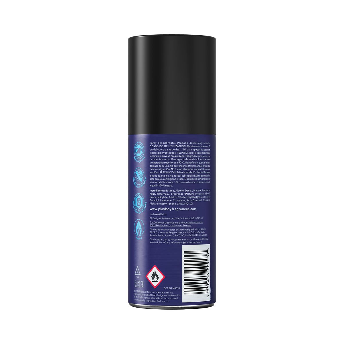 Playboy Desodorante Spray Caballero Am To Pm 150ml image number null