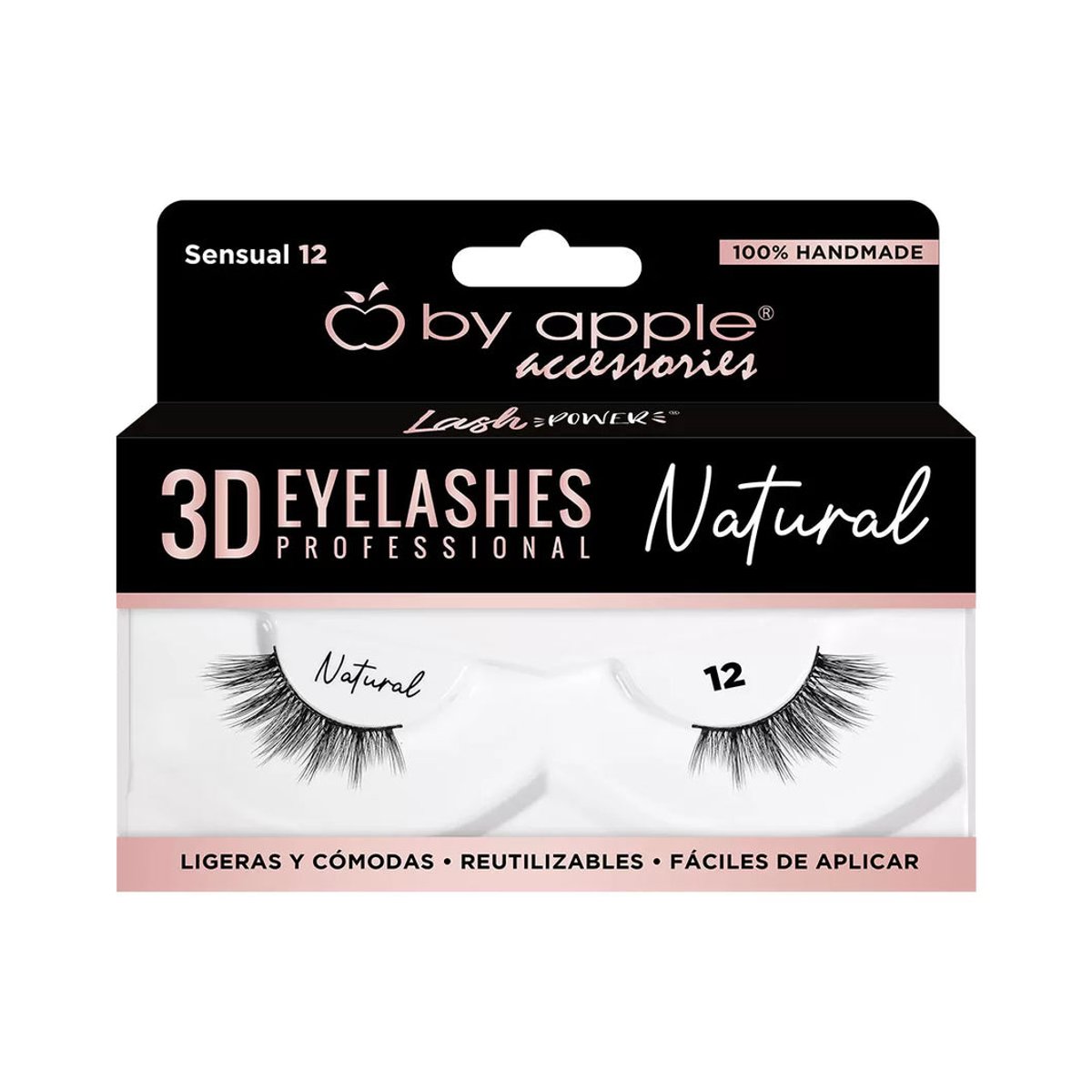 By Apple Pesta&ntilde;as Postizas 3d Natural image number null