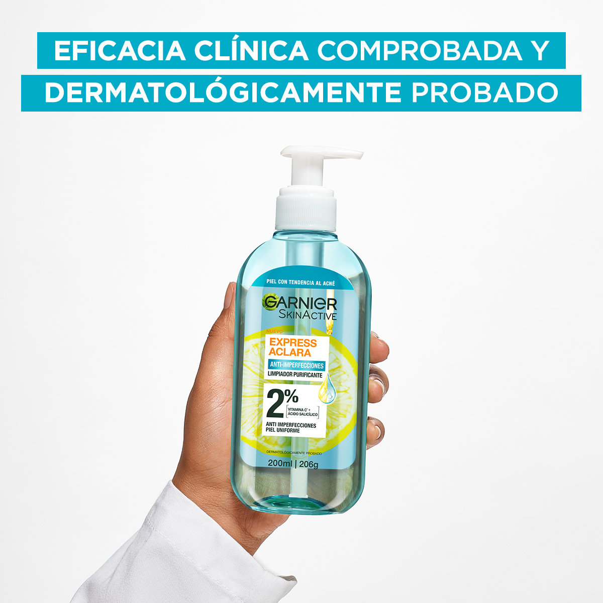 Garnier Skinactive Limpiador Purificante Antiacn&eacute; 200 Ml image number null