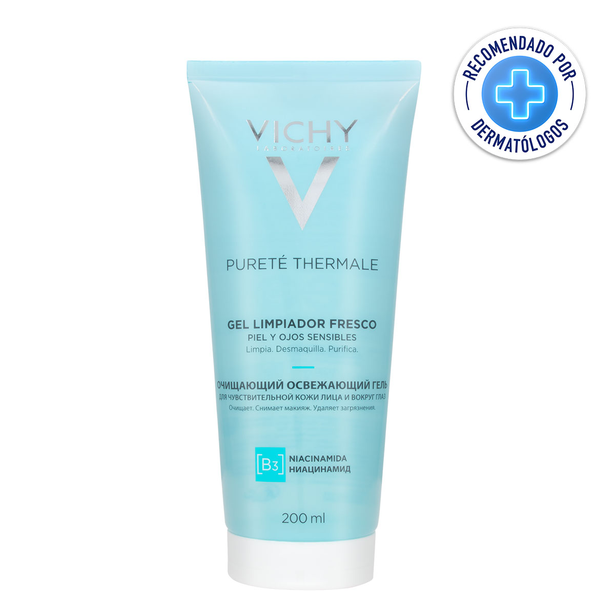 Vichy Gel Limpidor Puret&eacute; Thermale 200 Ml image number null