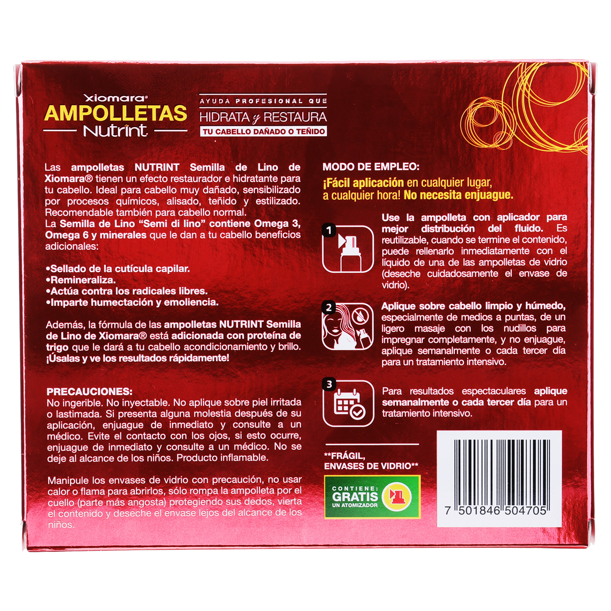 Xioamara Nutrint Ampolletas Hidratantes 40 Ml image number null
