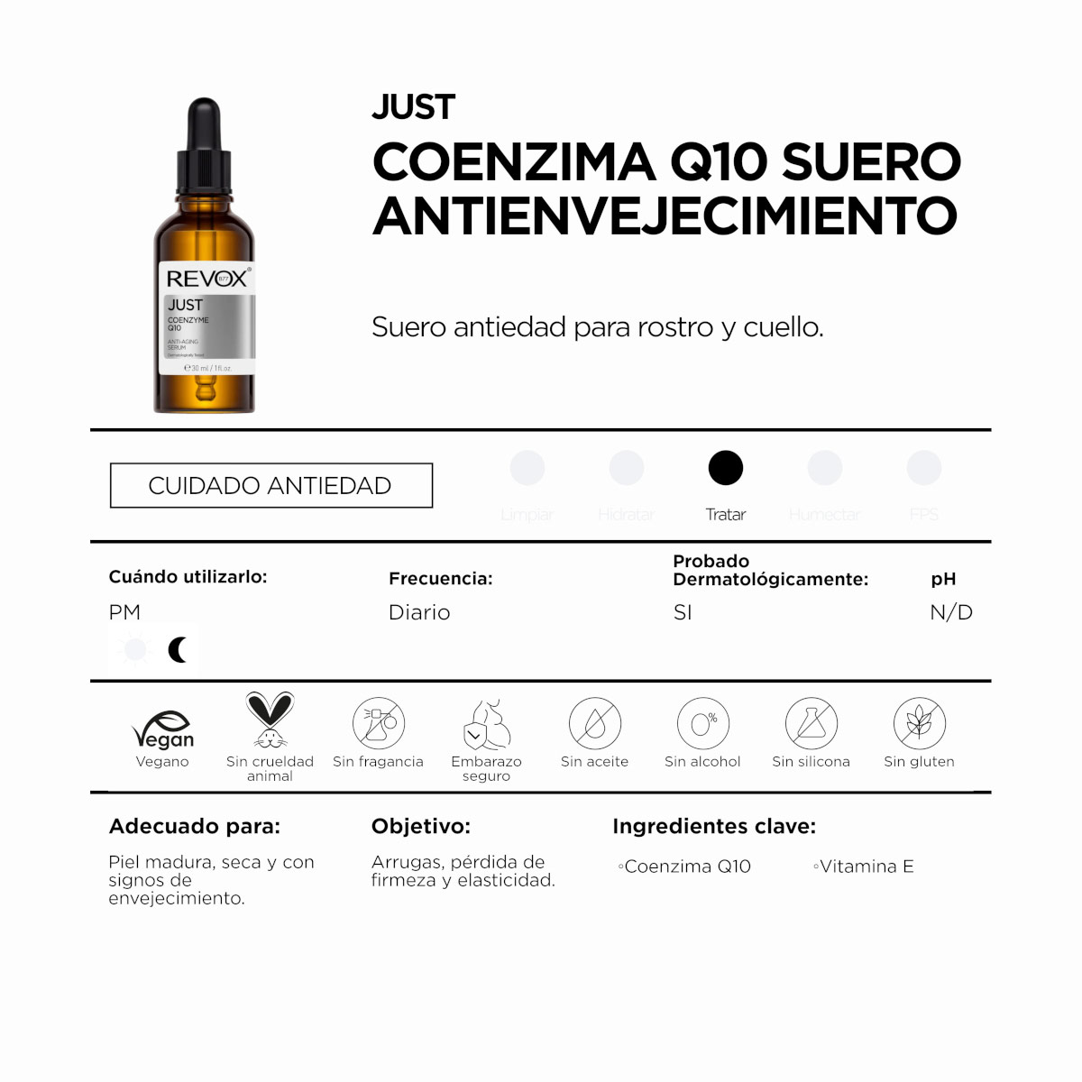 Revox B77 Just Coenzima Q10 Suero Antienvejecimiento 30 Ml image number null