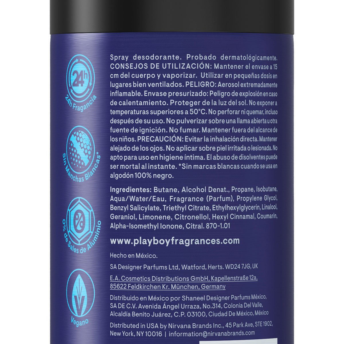 Playboy Desodorante Spray Caballero Am To Pm 150ml image number null