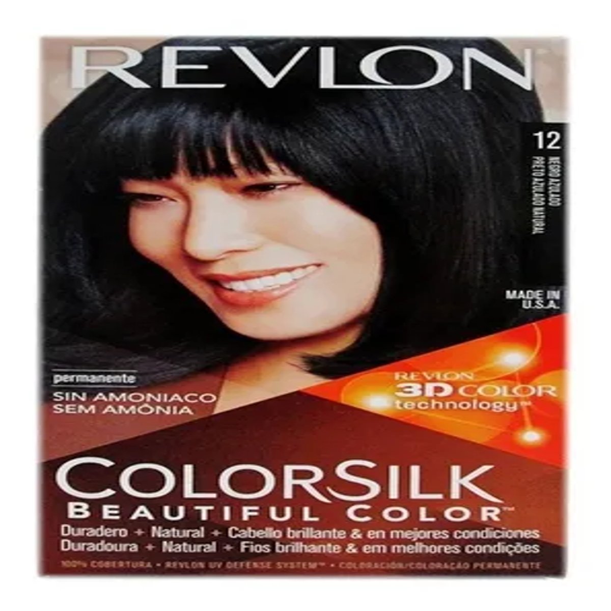Revlon Colorsilk Tinte Negro Azulado #12 59 Ml image number null