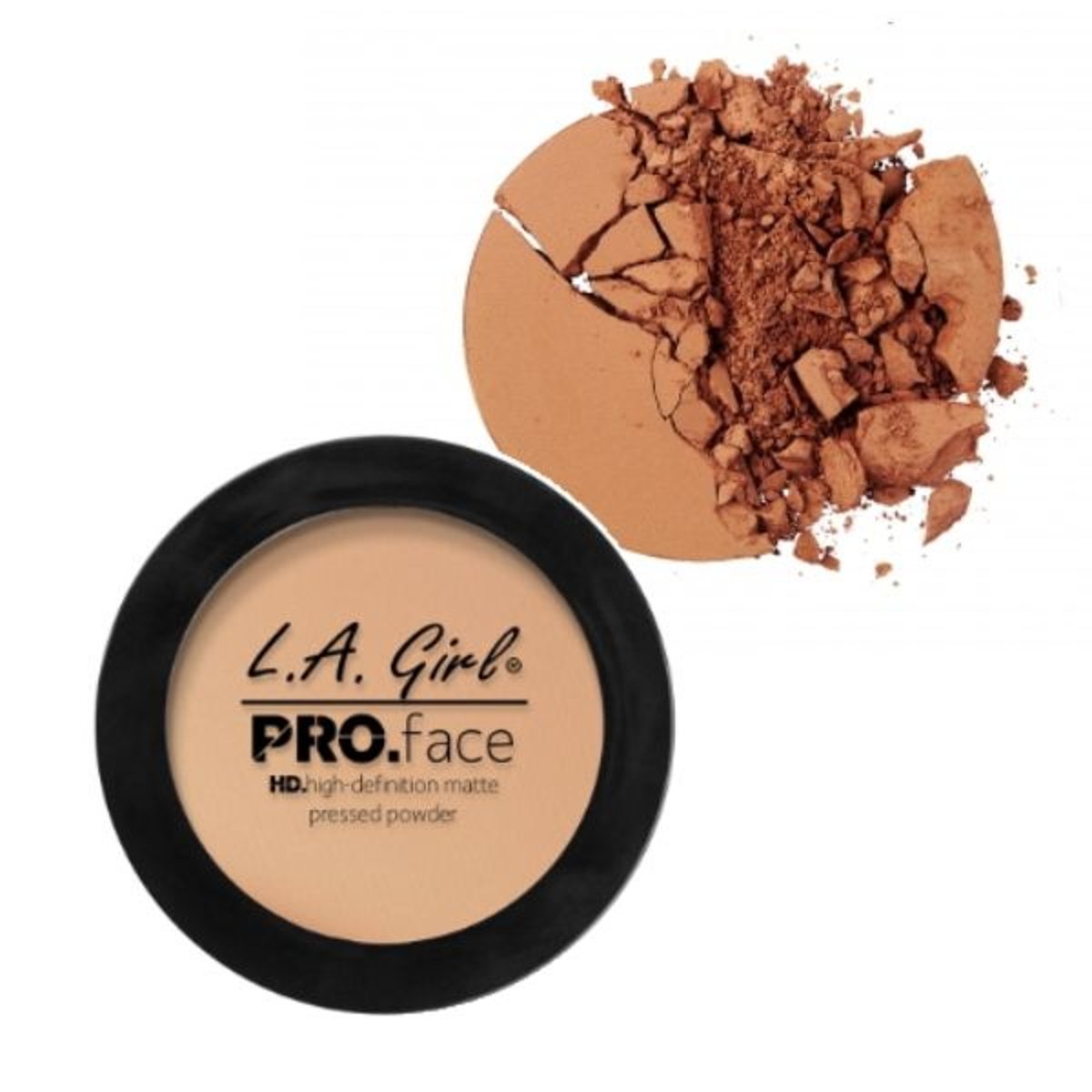 L.a. Girl Polvo Compacto Pro Face Pressed Powder Tono Warm Caramel image number null