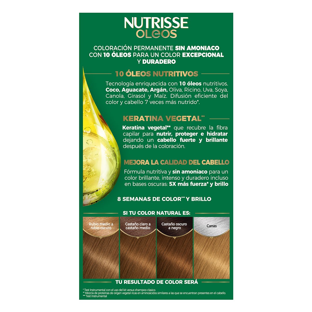 Nutrisse Oleos Garnier Tinte Capilar 7.3 Rubios image number null