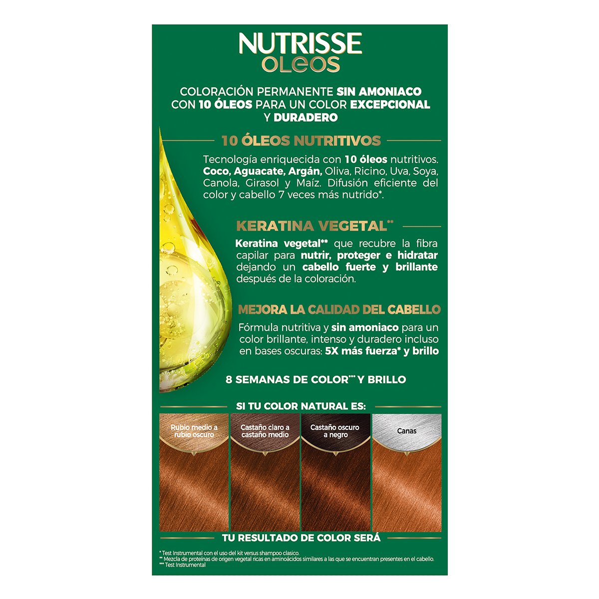 Nutrie Oleos Garnier Tinte Capilar 7.43 Rojos image number null