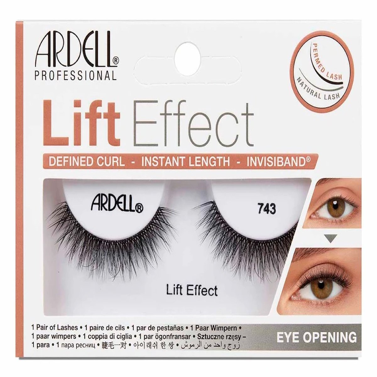 Ardell Pesta&ntilde;as Postizas Lift Effect 743 image number null