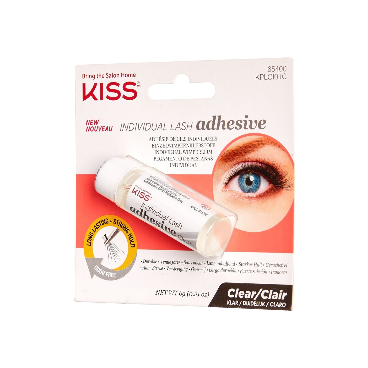 Kiss Adhesivo Pesta&ntilde;as Individual Clear Resistente 7 D&iacute;as 5ml image number null