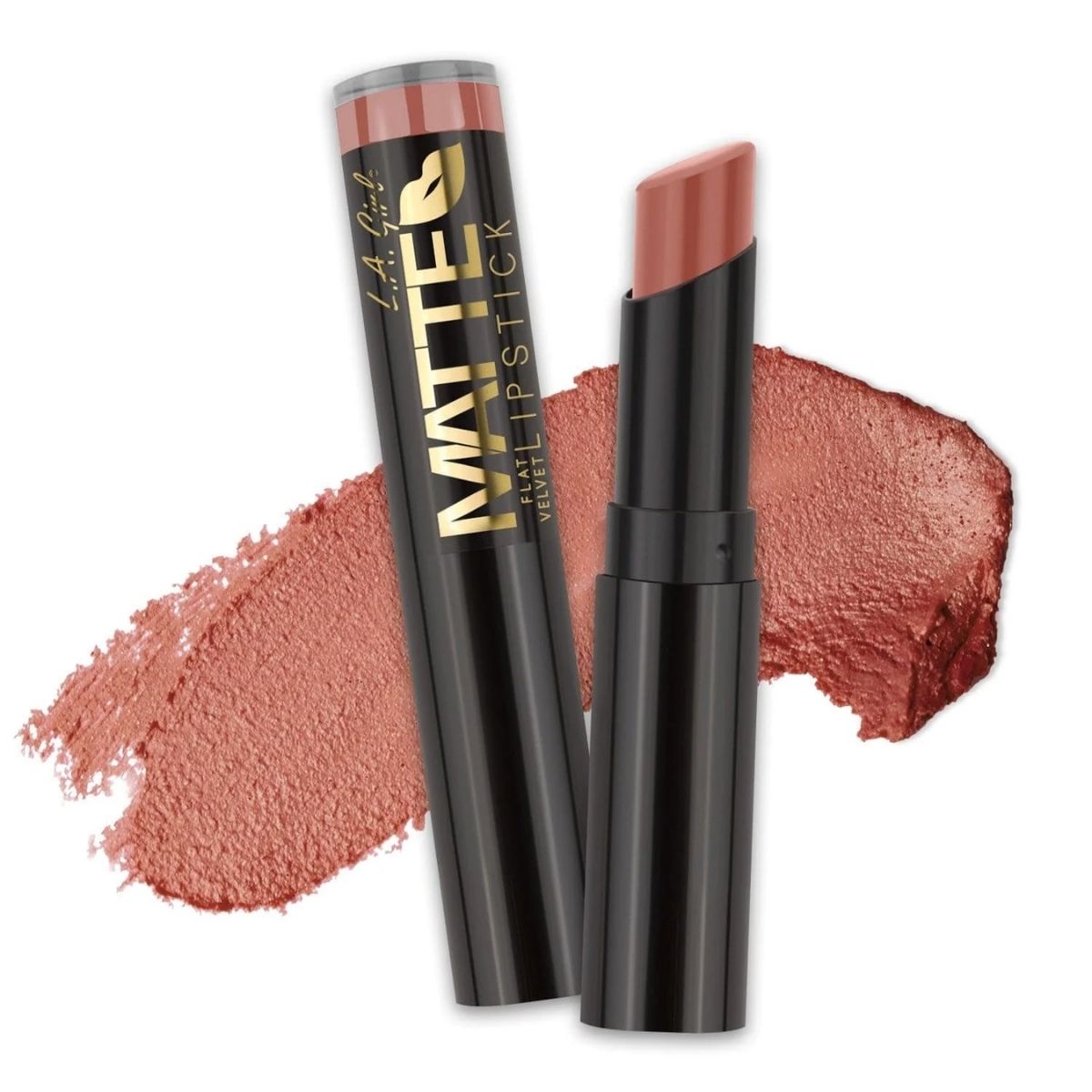 L.a. Girl L&aacute;piz Labial Mate Flat Velvet Snuggle image number null