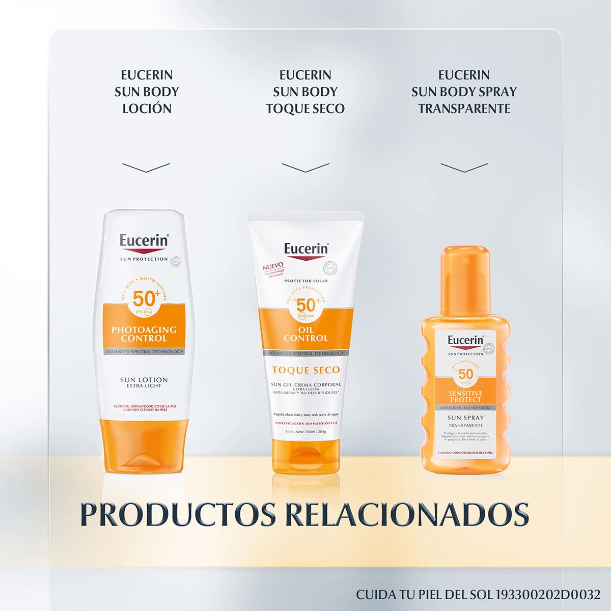 Eucerin Sun Loci&oacute;n Muy Ligera Fps 50 150 Ml image number null