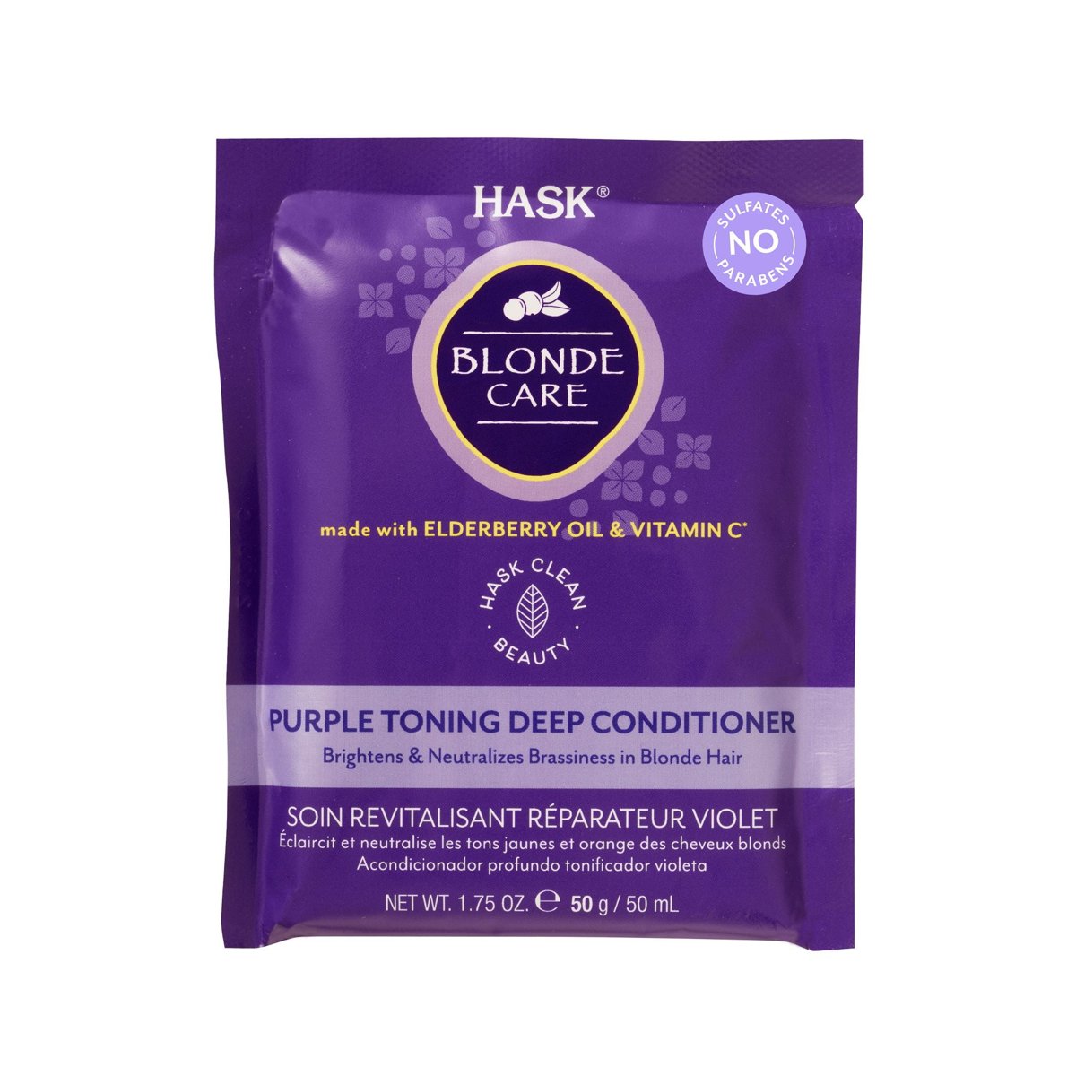 Hask Blonde Care Acondicionador Profundo Matizador 355 Ml image number null