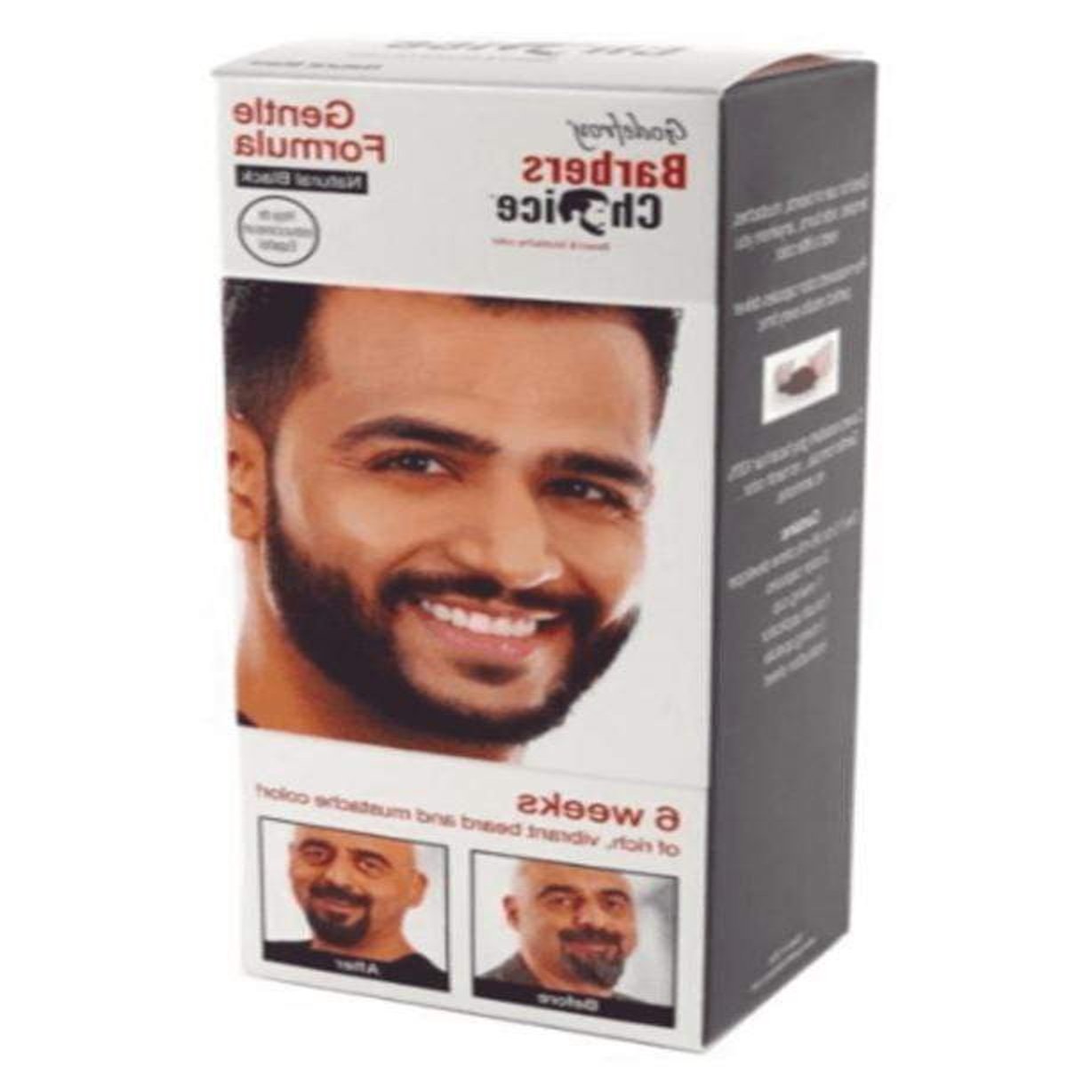 Godefroy Barbers Choice Tinte Barba Natural Black Kit image number null