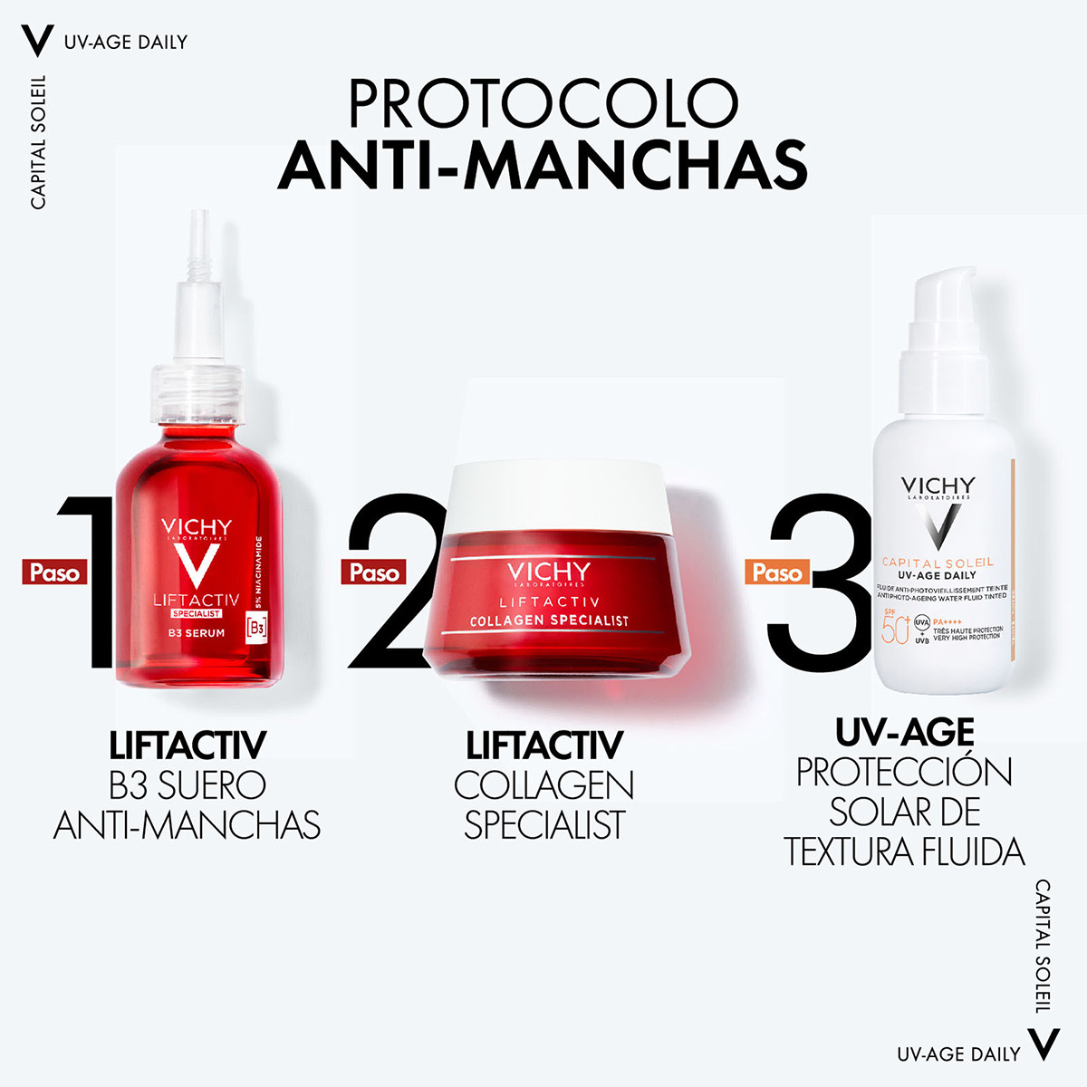 Vichy Bloqueador Solar Anti Edad Para Rostro Con Color image number null