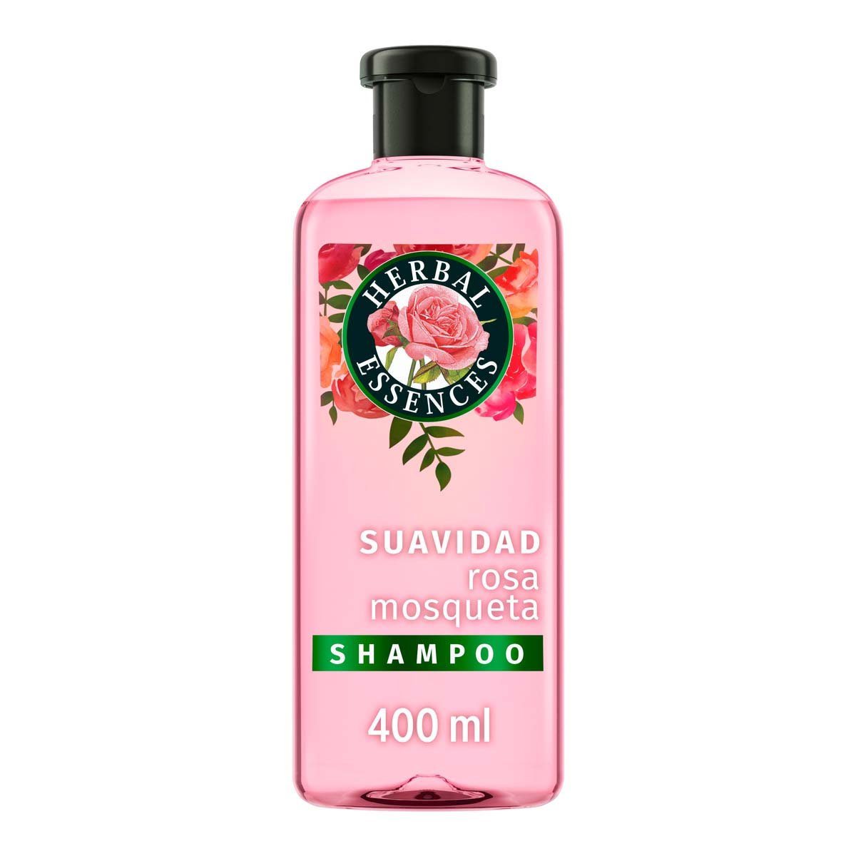 Herbal Essences Shampoo Suavidad Rosa Mosqueta Para M&aacute;s Brillo Y Suavidad 400 Ml image number null