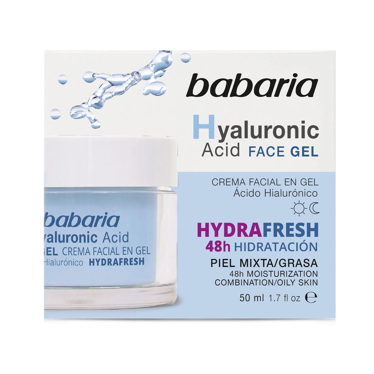 Babaria Crema Hydra Gel &Aacute;cido Hialur&oacute;nico 50 Ml image number null