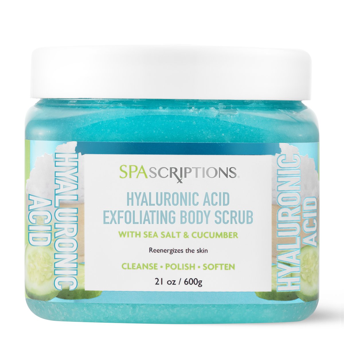 Spascriptions Exfoliante Corporal Con &Aacute;cido Hialur&oacute;nico, Sal Marina Y Pepino image number null