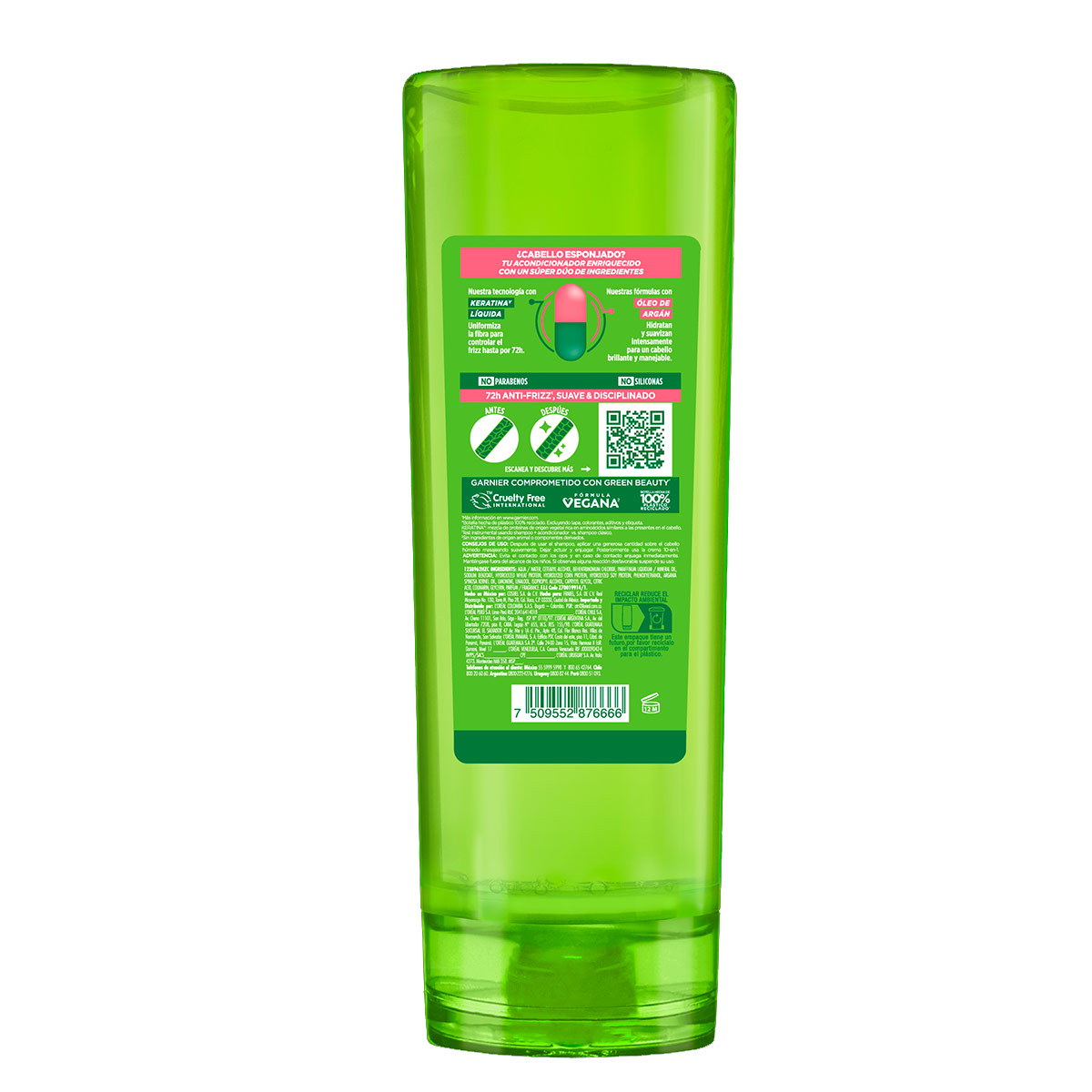 Garnier Fructis Acondicionador Adi&oacute;s Esponjado 350 Ml image number null