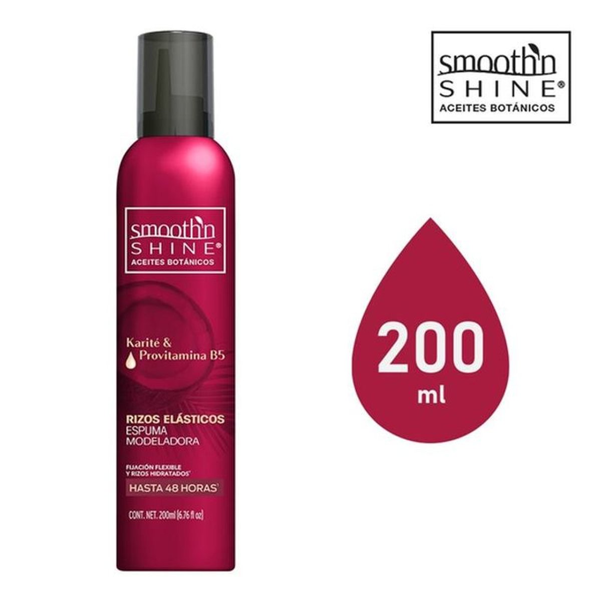 Smooth N Shine Mousse Modelador Rizos 200ml Definici&oacute;n Elasticidad image number null