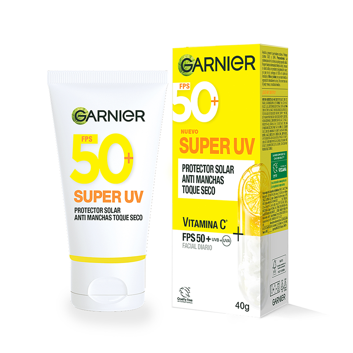 L'or&eacute;al Protector Solar Facial S&uacute;per Uv Toque Seco Mate Garnier 40 Ml image number null