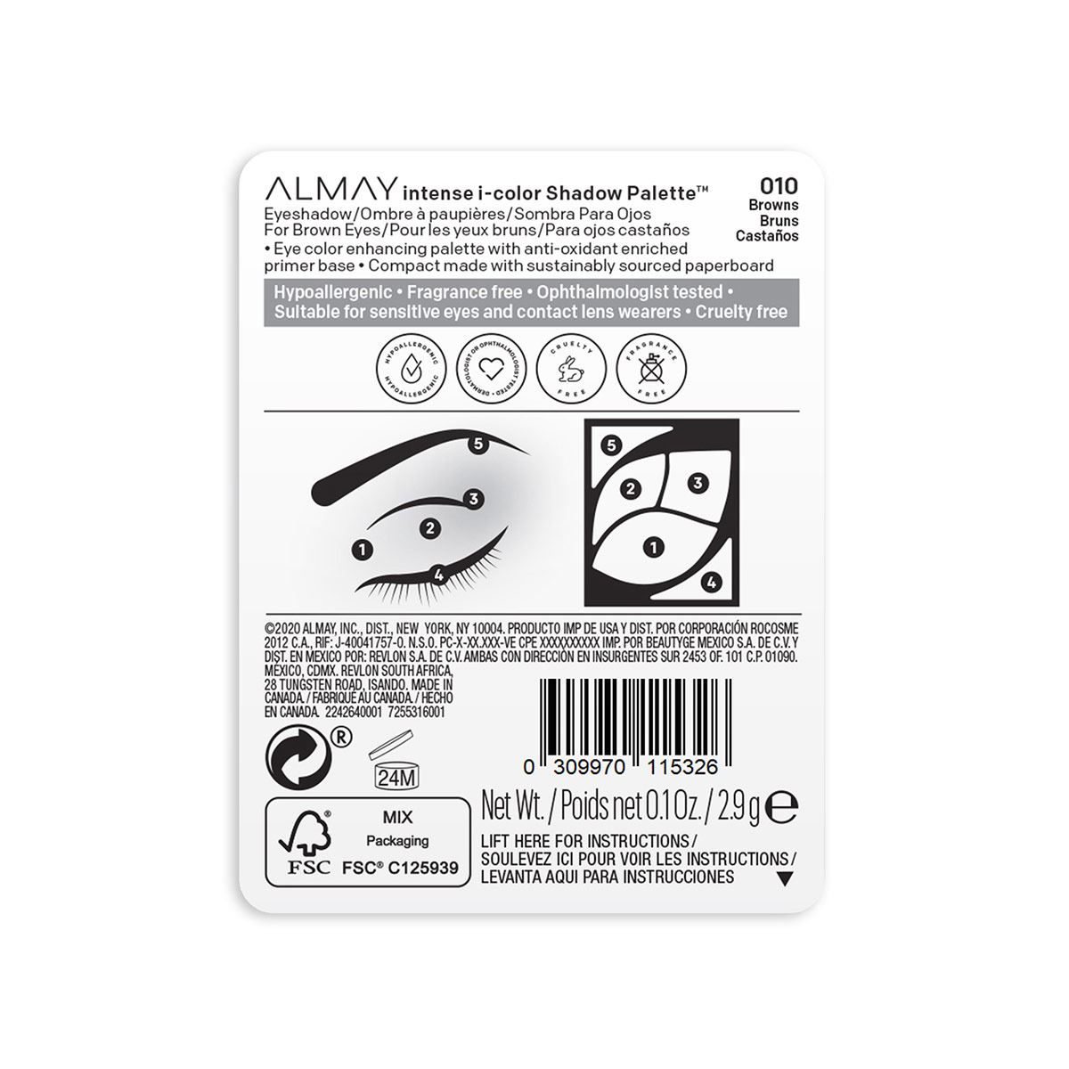 Revlon Sombras Intense Icolor Brown Eyes image number null