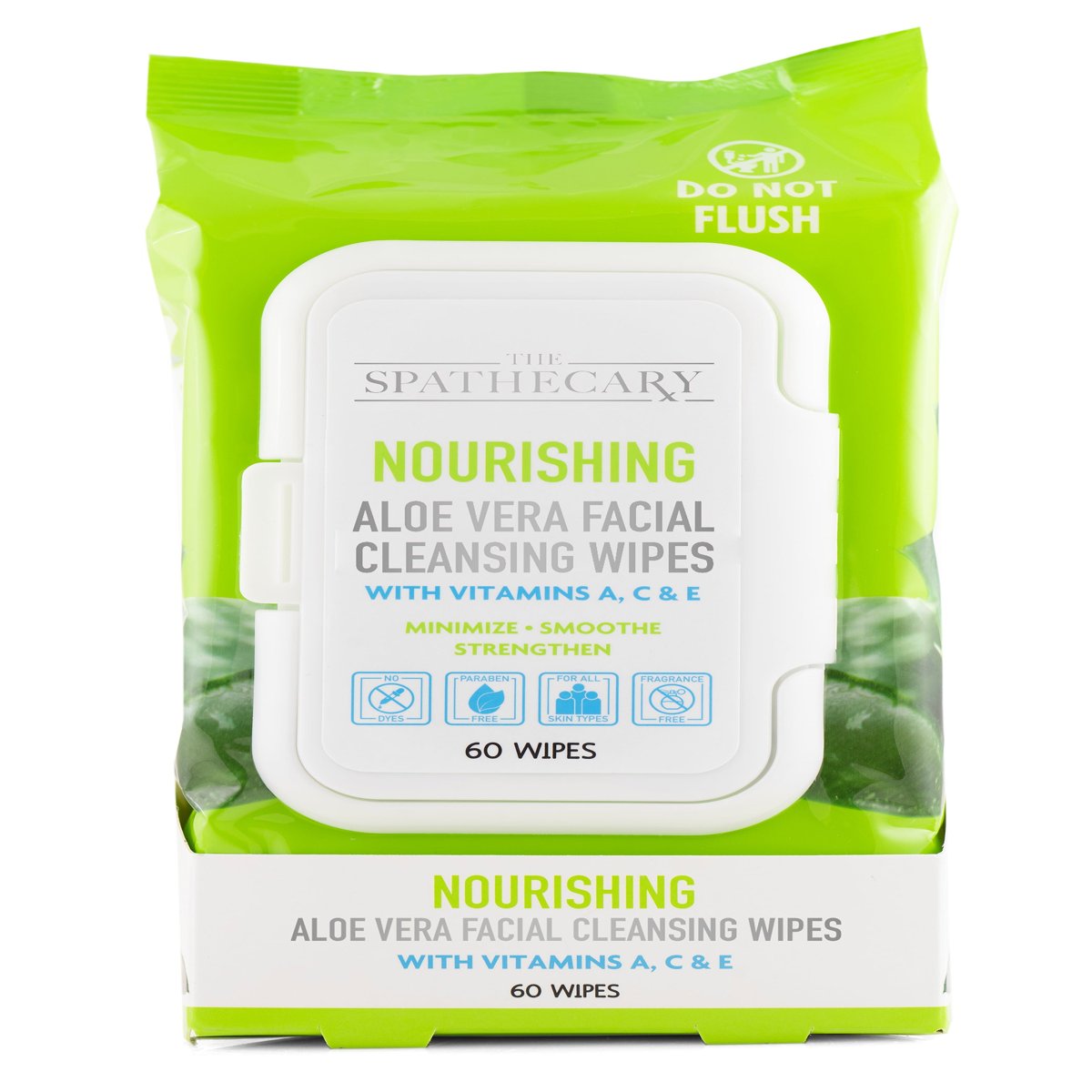 The Spathecary Toallas Faciales Aloe Vera Vit A,c,e 60 Uds image number null