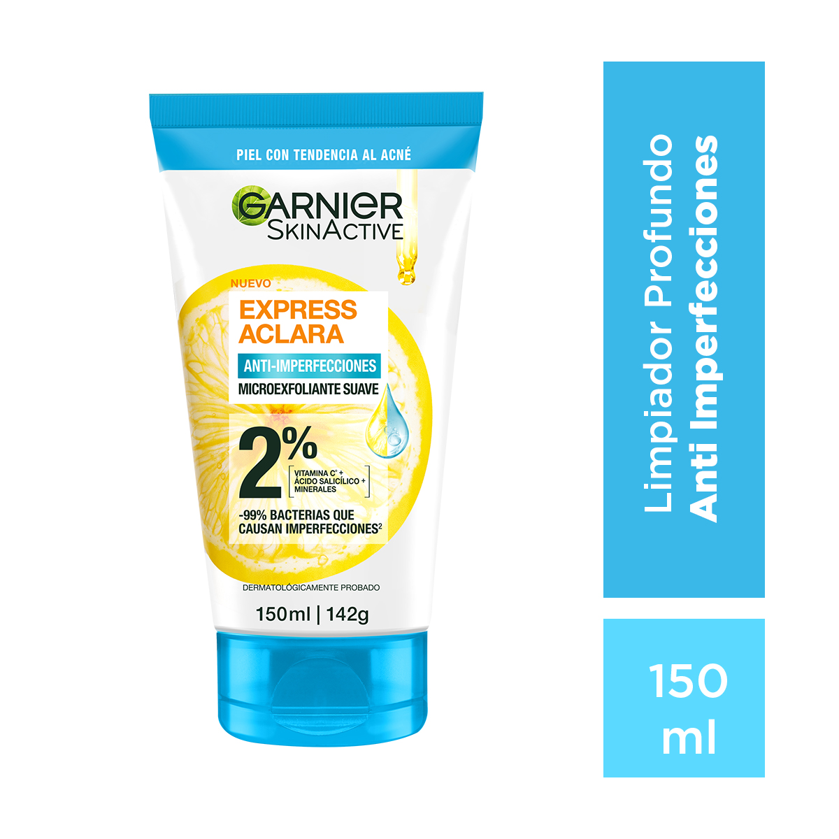 Garnier Skin Active Exfoliante Antiacn&eacute; 150 Ml image number null