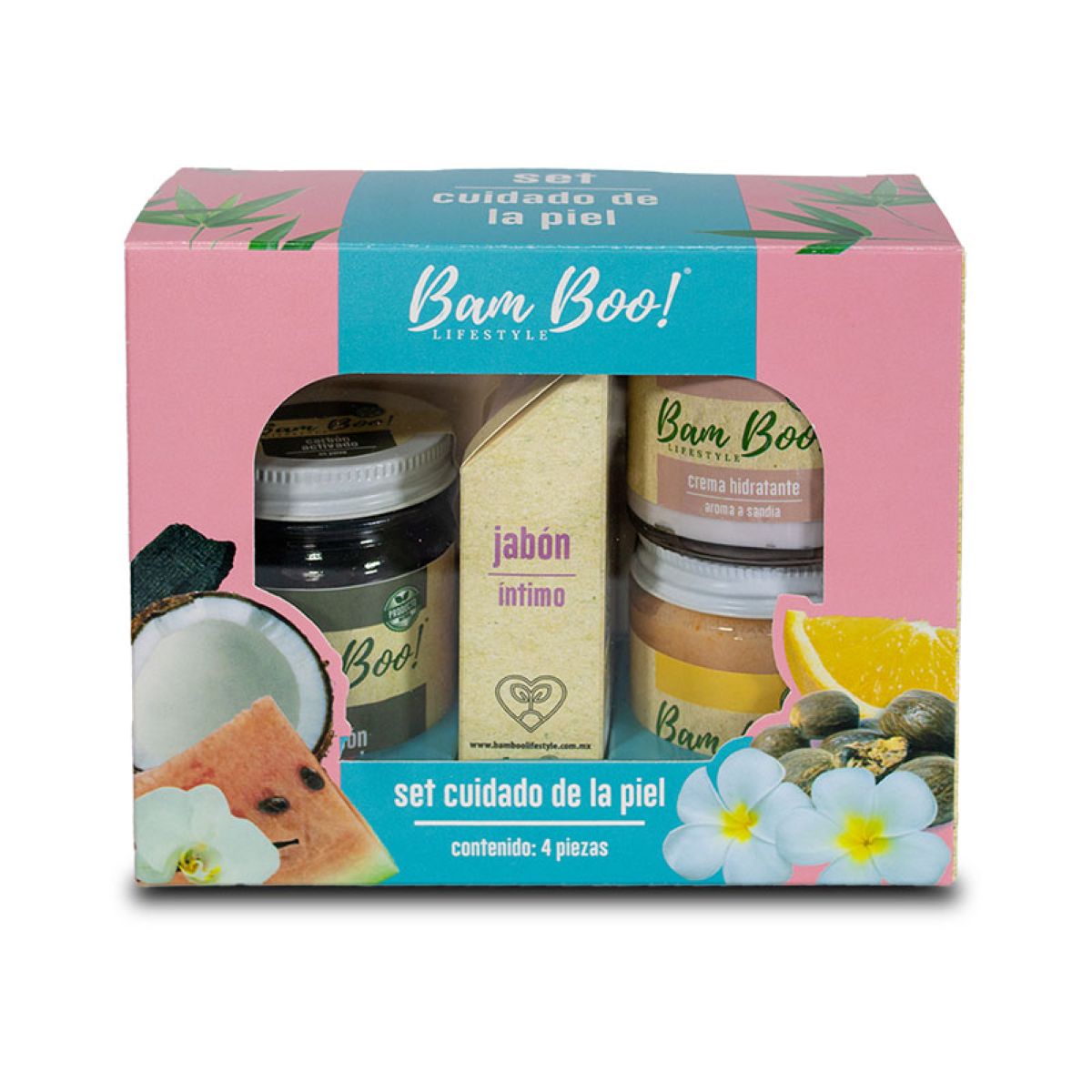 Bam Boo! Lifestyle Set Cuidado De La Piel 4 Pzas image number null