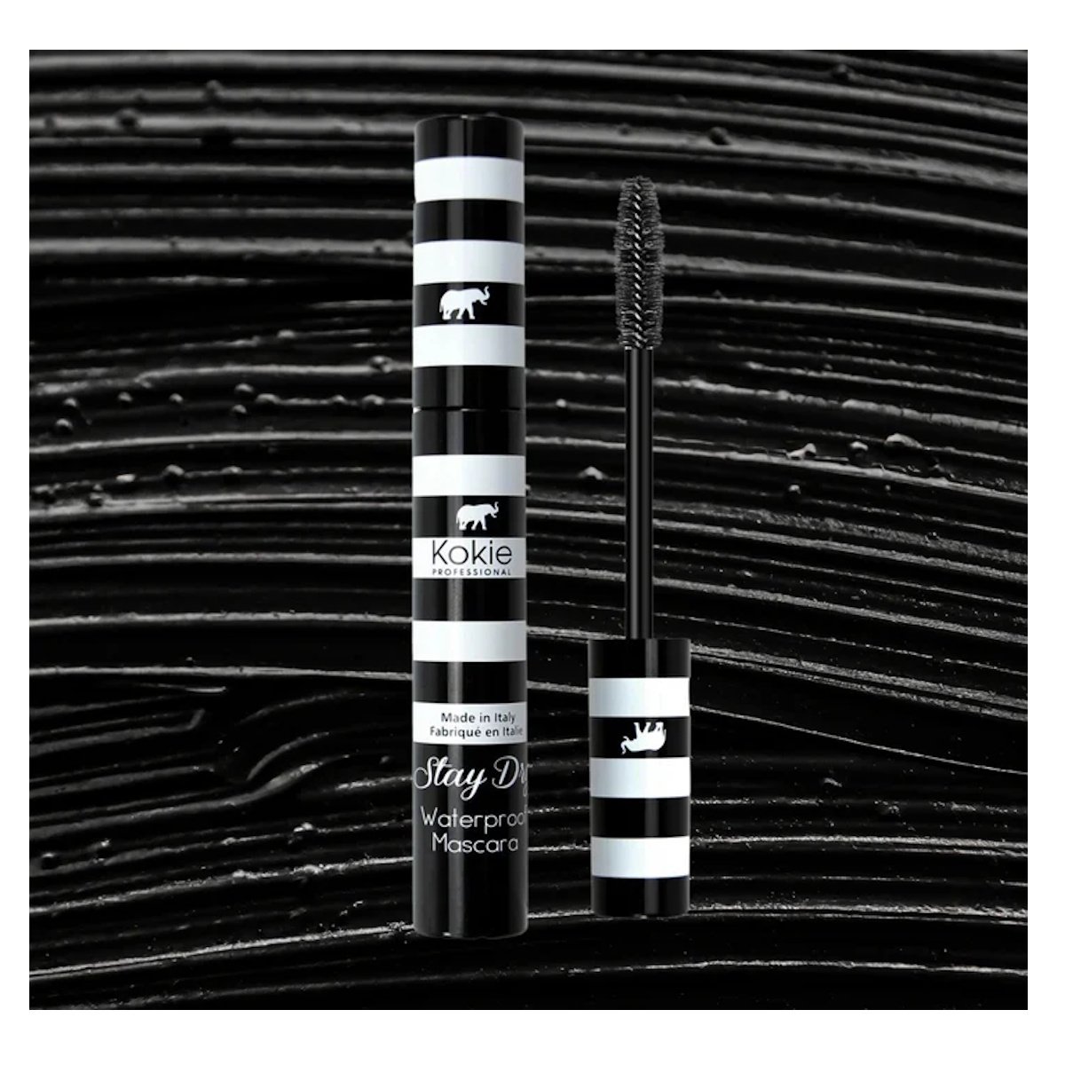 Kokie M&aacute;scara Para Pesta&ntilde;as Stay Dry Waterproof Mascara Black image number null