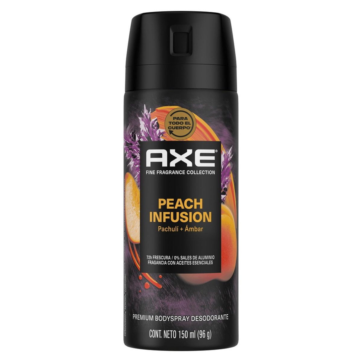 Axe Desodorante Aerosol Peach Infusion 150ml 12 image number null