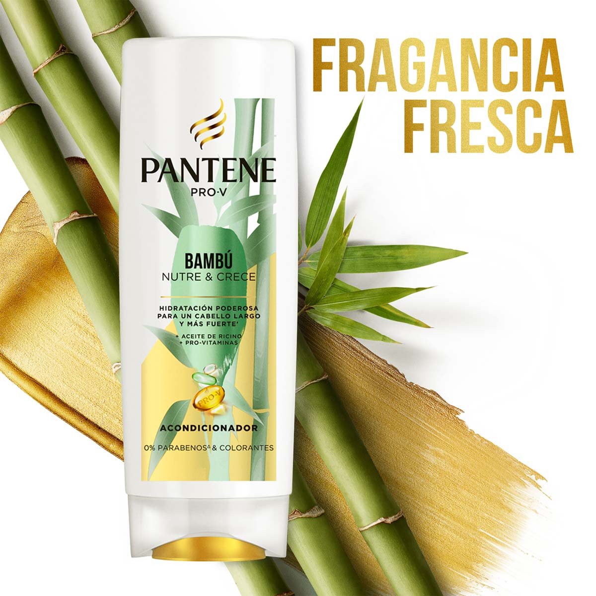 Pantene Pro-v Bamb&uacute; Nutre & Crece Acondicionador 200 Ml image number null
