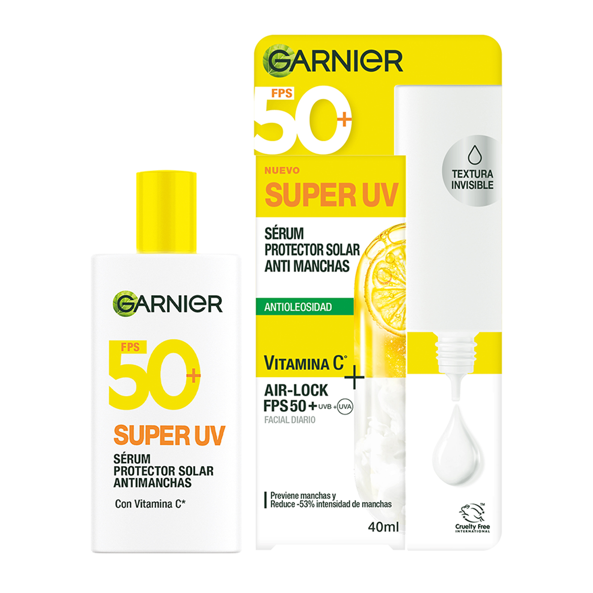 Garnier S&uacute;per Uv Protector Solar Facial Flu&iacute;do Anti Oleosidad Con Vitamina Ml image number null