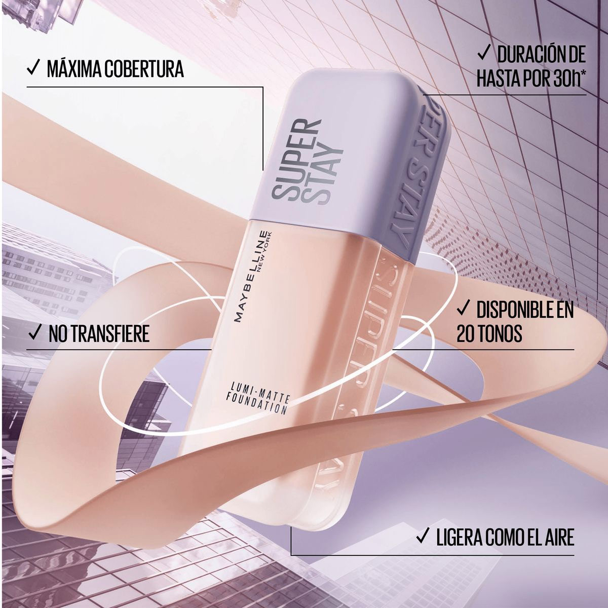 Base de Maquillaje Superstay Lumi Matte As X image number null