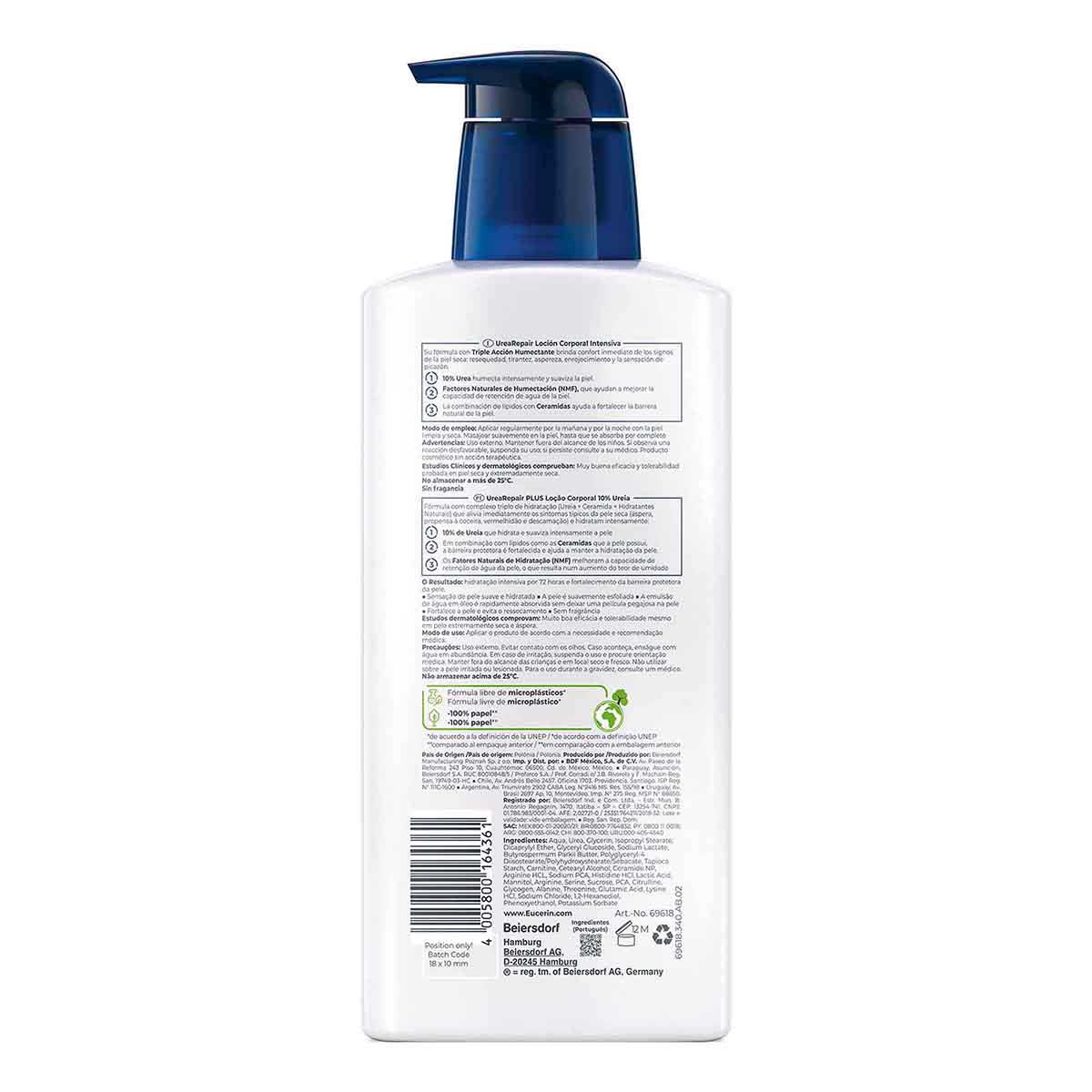 Eucerin Urea Loci&oacute;n 10% 400Ml image number null