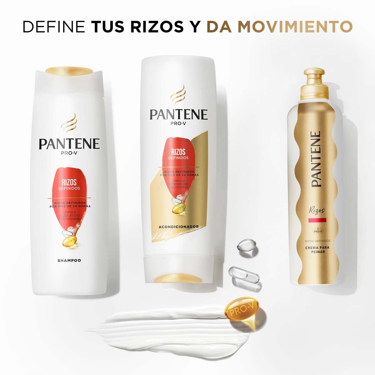 Pantene Hidrocrema Peinar Rizos Definidos Pro-v 300 Ml image number null