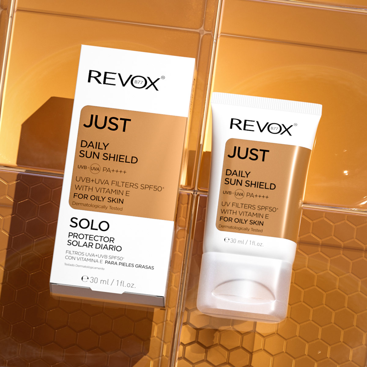 Revox B77 Just Protector Solar Diario Fps50+ Con &Aacute;cido Hialur&oacute;nico 30 Ml image number null