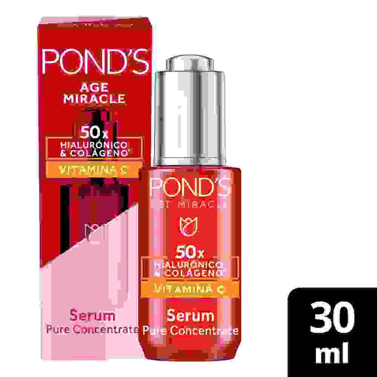 Ponds Age Miracle S&eacute;rum Facial Anti-edad 30ml D&iacute;a image number null