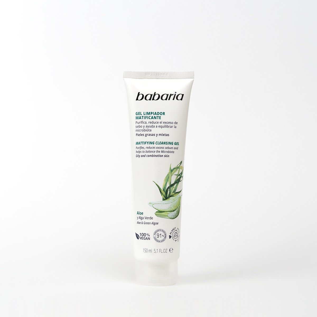 Babaria Gel Limpiador Matificante 150 Ml image number null