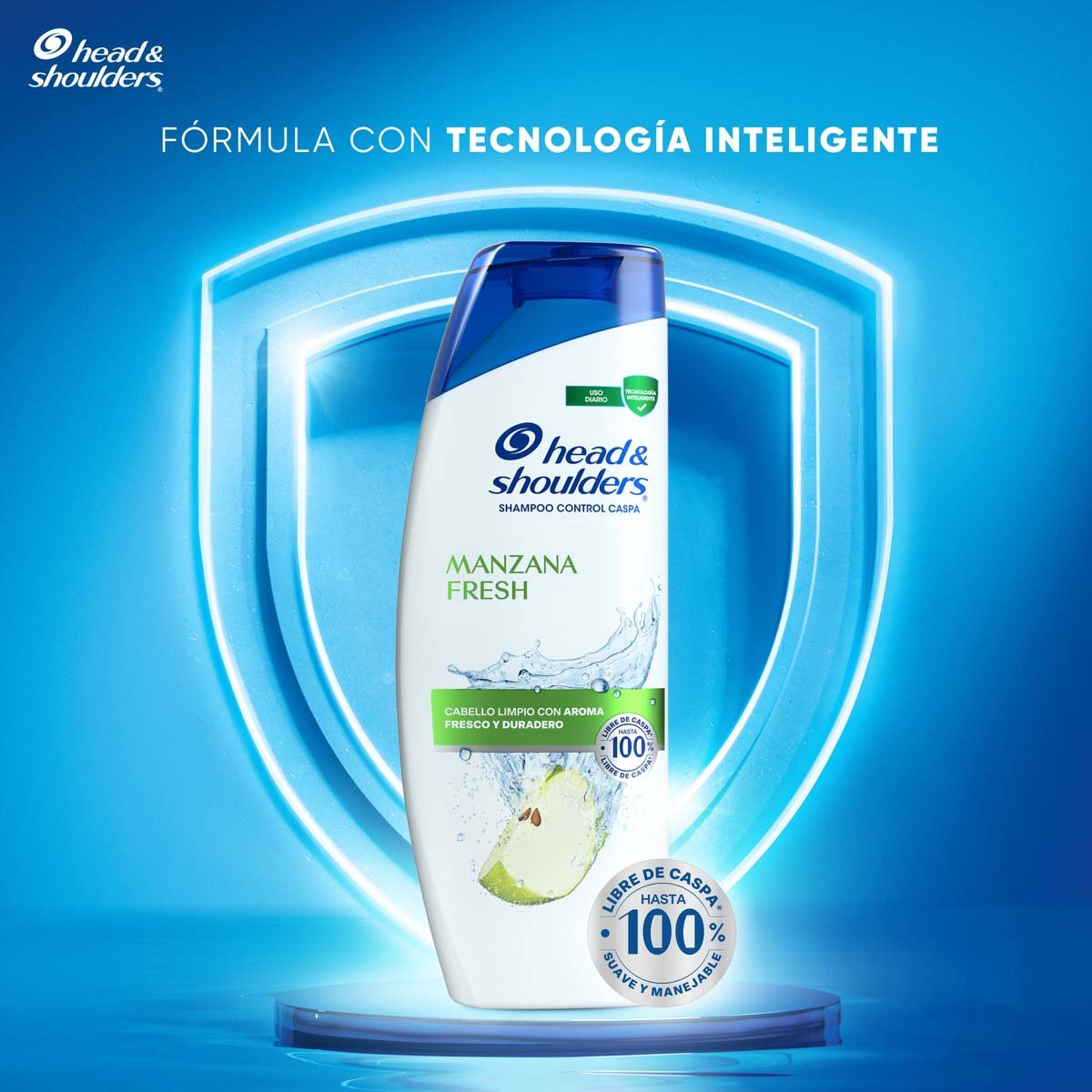 Head & Shoulders Shampoo Manzana Fresh 375ml Anticaspa image number null