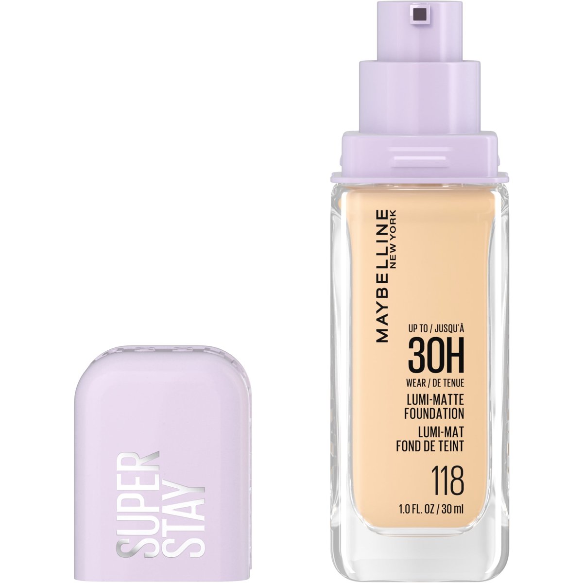 Maybelline Base L&iacute;quida Super Stay Lumi Matte 118  3 image number null